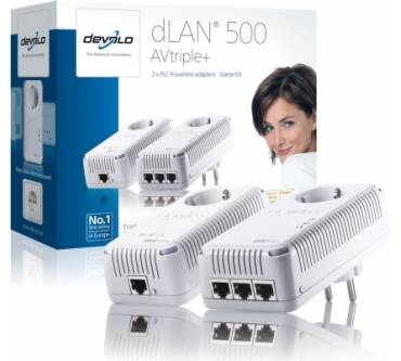 Produktbild Devolo dLAN 500 AVtriple+ Starter Kit