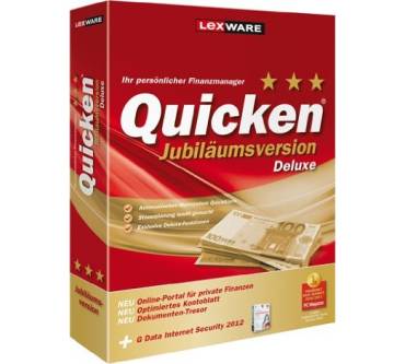 Produktbild Lexware Quicken Deluxe 2012 Jubiläumsversion