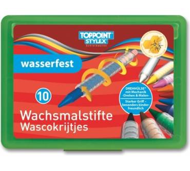 Produktbild TopPoint Schreibwaren Stylex Wachsmalstifte, wasserfest