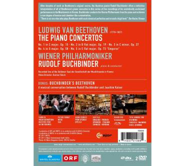 Produktbild DVD Rudolf Buchbinder & Wiener Philharmoniker - The Beethoven Piano Concertos