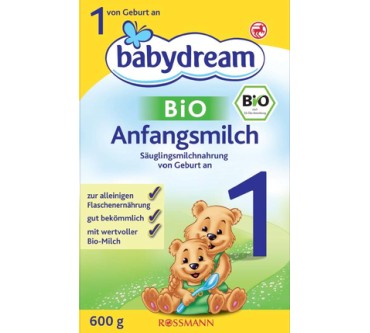 Produktbild Rossmann / Babydream Bio Anfangsmilch 1