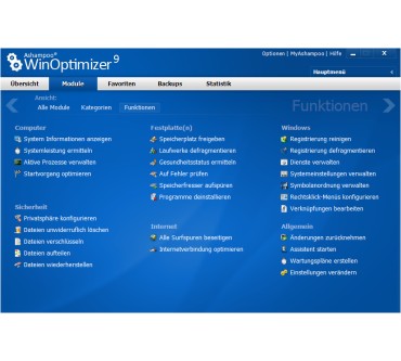 Produktbild Ashampoo WinOptimizer 9