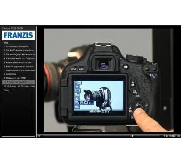 Produktbild Franzis Video-Lernkurs Canon EOS 600D