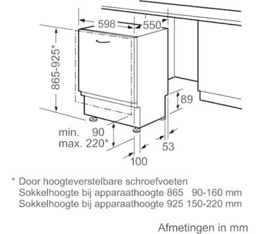 Produktbild Bosch SBV65M30EU