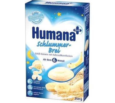 Produktbild Humana Schlummer-Brei Grieß-Banane mit Hafervollkornflocken