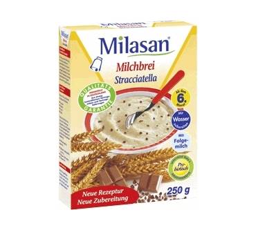 Produktbild Milasan Milchbrei Stracciatella