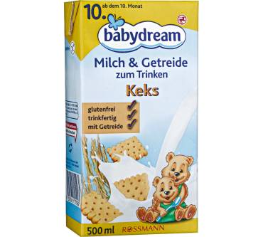 Produktbild Rossmann / Babydream Milch & Getreide zum Trinken Keks