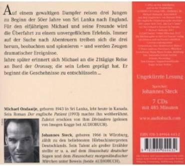 Produktbild Michael Ondaatje Katzentisch