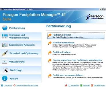 Produktbild Paragon Software Festplatten Manager 12 Suite