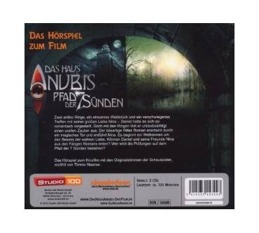 Produktbild Studio 100 Media Das Haus Anubis. Pfad der 7 Sünden