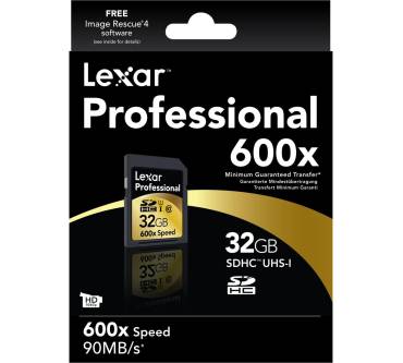 Produktbild Lexar Media Professional SDXC/SDHC 600x Class 10 UHS-I