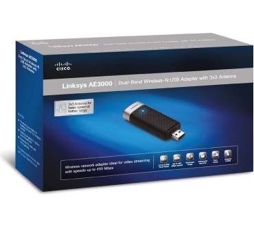 Produktbild Linksys High Performance Dual-Band / USB Adapter AE3000