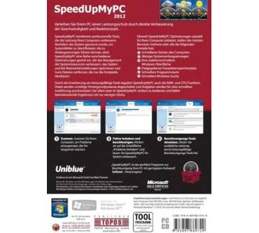 Produktbild Uniblue SpeedUpMyPC 2012