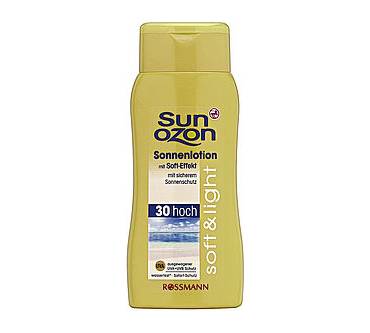 Produktbild Rossmann / Sun Ozon Sonnenlotion Soft & Light LSF 30