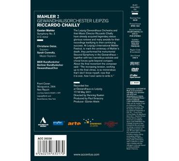 Produktbild DVD Mahler - Symphony No. 2