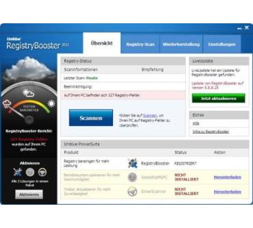 Produktbild Uniblue Registry Booster 2012