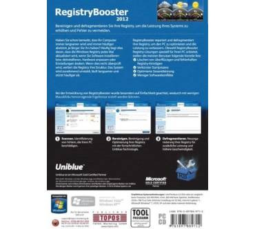 Produktbild Uniblue Registry Booster 2012