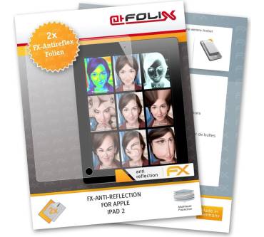 Produktbild FoliX FX-Antireflex Displayschutzfolie für Apple iPad 2