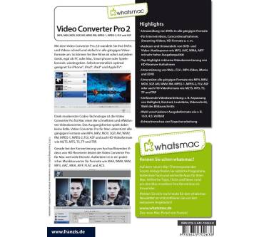 Produktbild Franzis Video Converter Pro 2