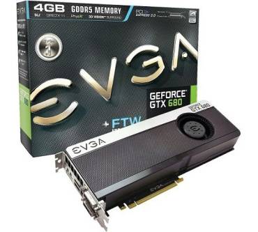 Produktbild EVGA GeForce GTX 680 FTW+ 4GB w/Backplate