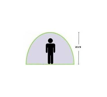 Produktbild CS-Trading XXL Tunnelzelt für 6 Personen