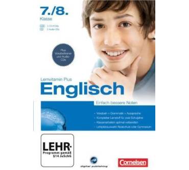 Produktbild Cornelsen Verlag Lernvitamin Plus Englisch 7. / 8. Klasse (2012)