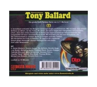 Produktbild A.F. Morland Tony Ballard. Das Höllenschwert (Band 11)