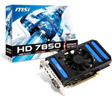 Produktbild MSI R7850 1GD5/OC