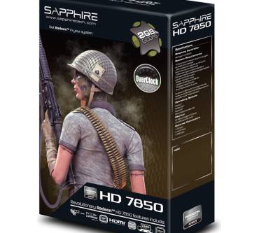 Produktbild Sapphire Radeon HD 7850 OC Dual-X