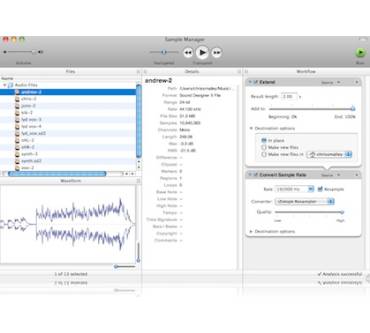 Produktbild Audiofile Engineering Sample Manager 3