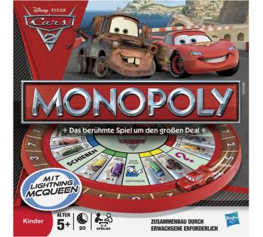 Produktbild Hasbro Monopoly - Cars 2