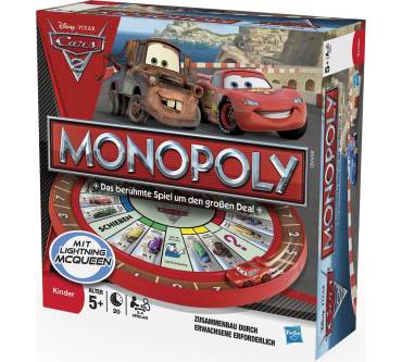 Produktbild Hasbro Monopoly - Cars 2