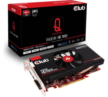 Produktbild Club 3D Radeon HD 7850 royalQueen