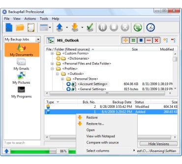 Produktbild Softland Backup4all Professional Edition