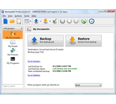 Produktbild Softland Backup4all Professional Edition