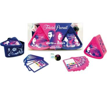 Produktbild Parker Spiele Trivial Pursuit kompakt - Girls vs. Boys