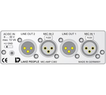 Produktbild Lake People Electronic MIC-AMP C360