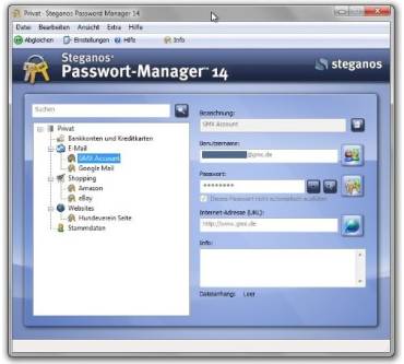 Produktbild Steganos Passwort Manager 14