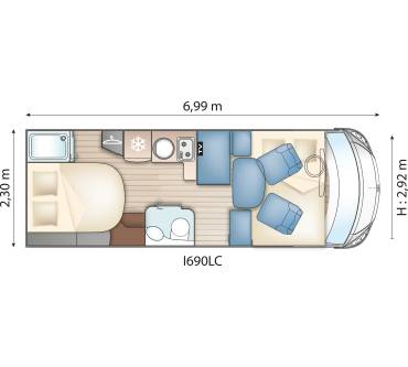 Produktbild Bavaria Baltic I690 LC 2.3 JTDM 130 6-Gang manuell (96 kW)