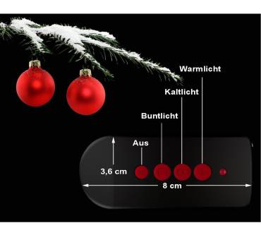 Produktbild RS Trade 30er Set Kabellose LED Weihnachtsbaumbeleuchtung