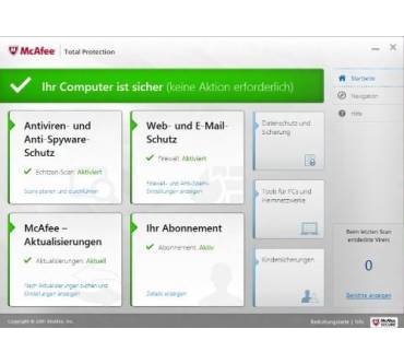 Produktbild McAfee Total Protection 2013