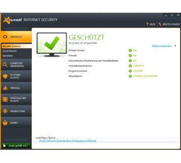 Produktbild Alwil Software Avast Internet Security 7