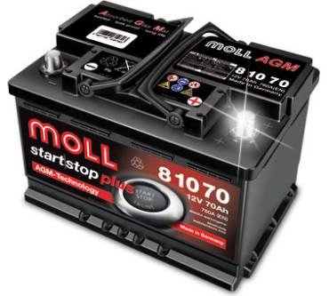 Produktbild Moll Batterien start|stop plus AGM 810 70