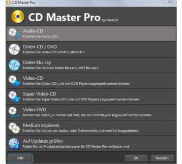 Produktbild Franzis CD Master Pro