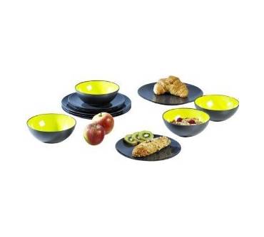 Produktbild Gimex Melamingeschirr-Set Grey Color Line Lemon