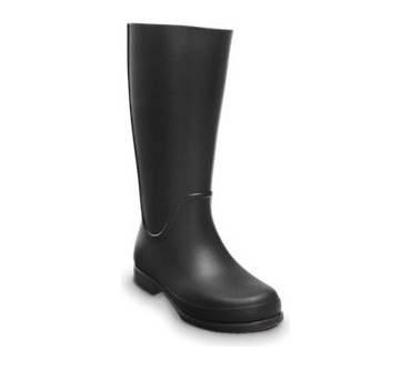 Produktbild Crocs Wellie Patent Rain Boot Women W9, parrot green / ocean