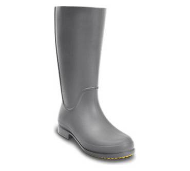 Produktbild Crocs Wellie Patent Rain Boot Women W9, parrot green / ocean