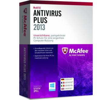 Produktbild McAfee AntiVirus Plus 2013