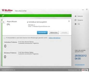 Produktbild McAfee AntiVirus Plus 2013