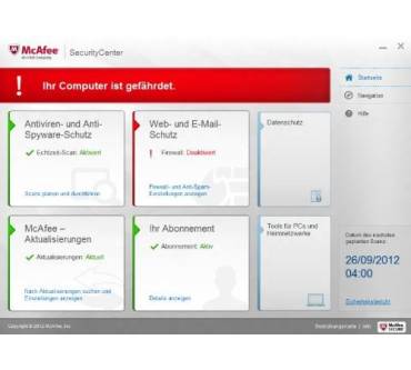 Produktbild McAfee AntiVirus Plus 2013